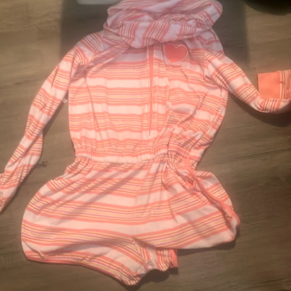 Cat & Jack Pink Striped Kids Pajama Set
